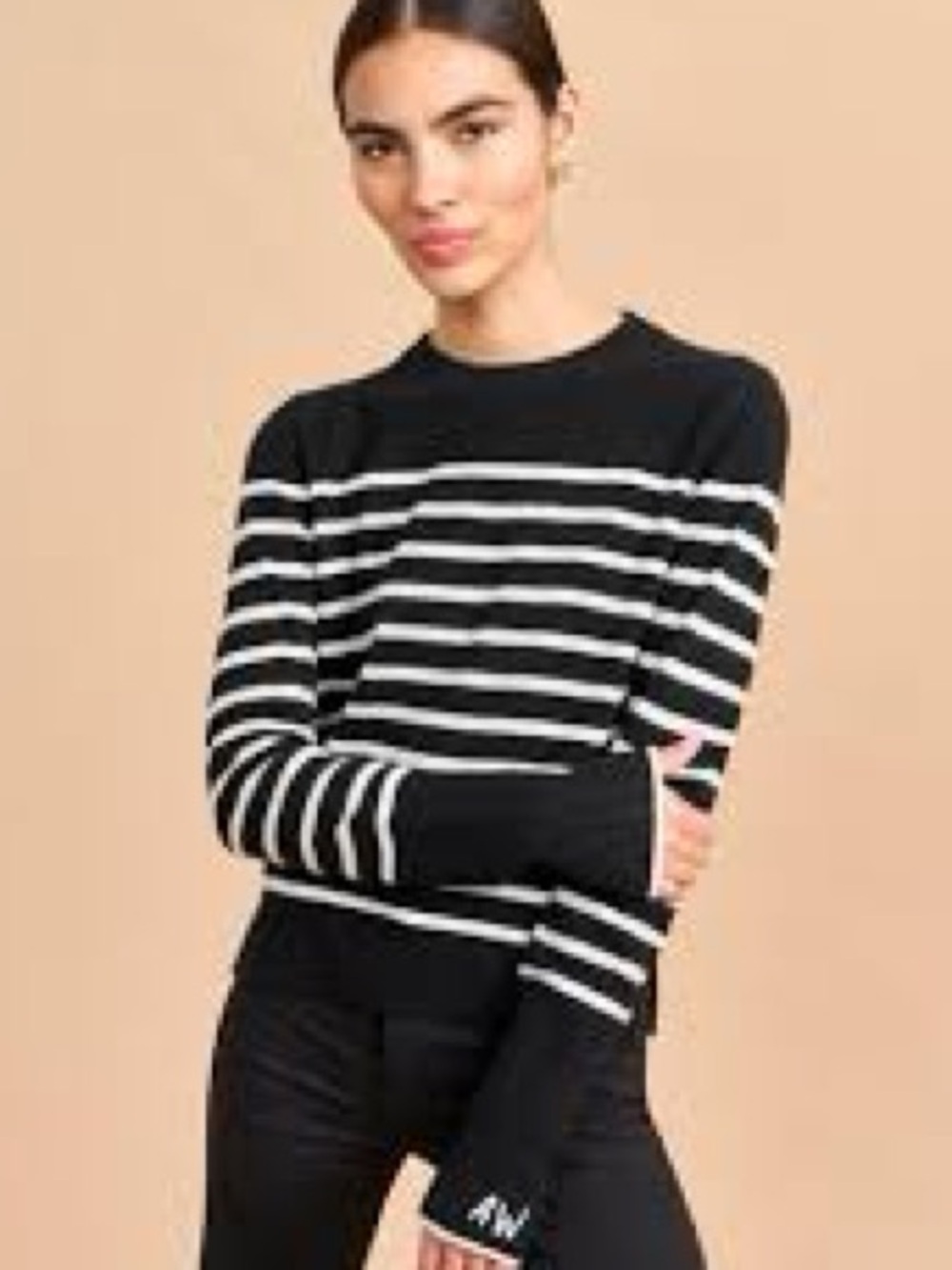 La Ligne Women’s Mini Marine Cotton Striped Tee Shirt Sz Small